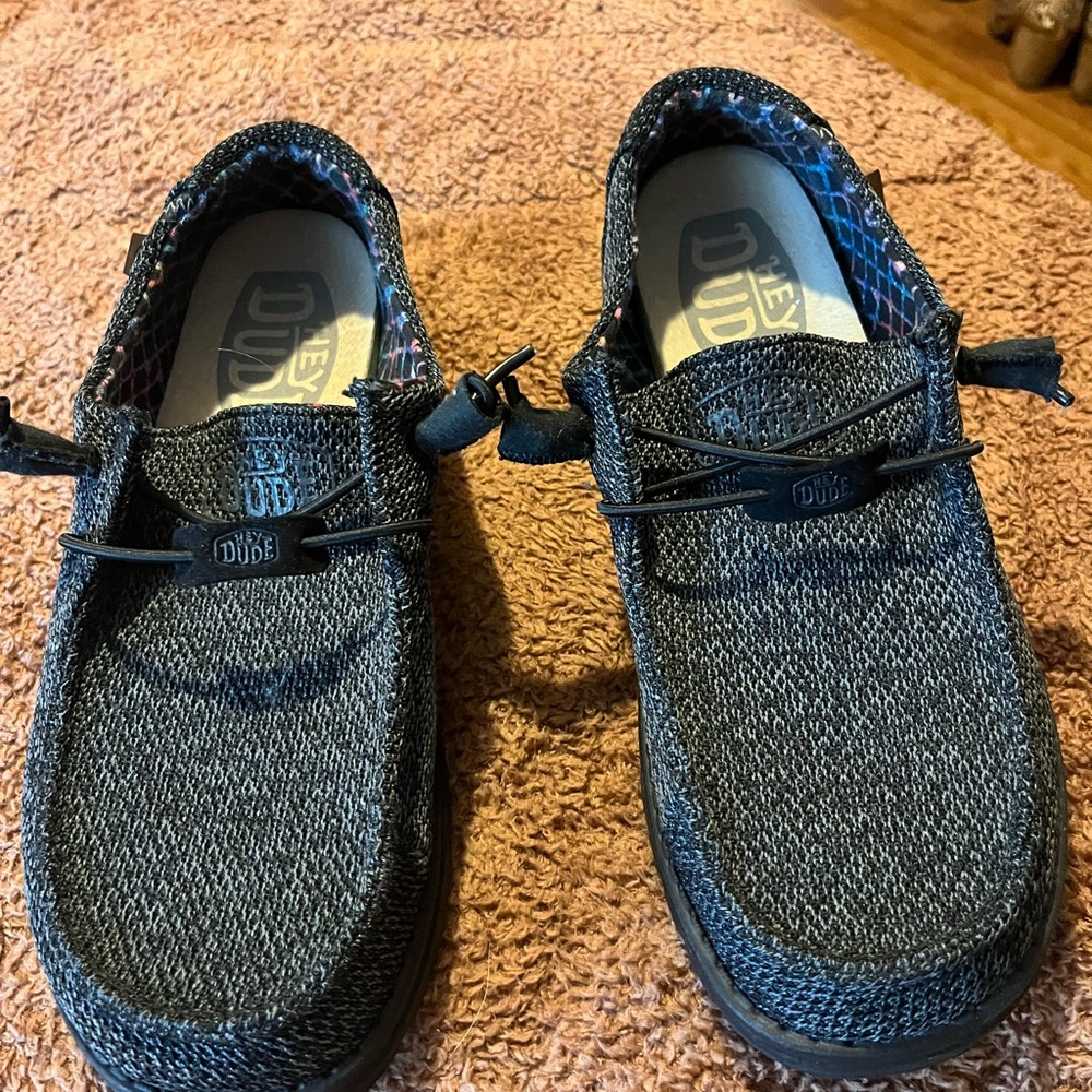 Hey Dude Men's Casual Black Shoes